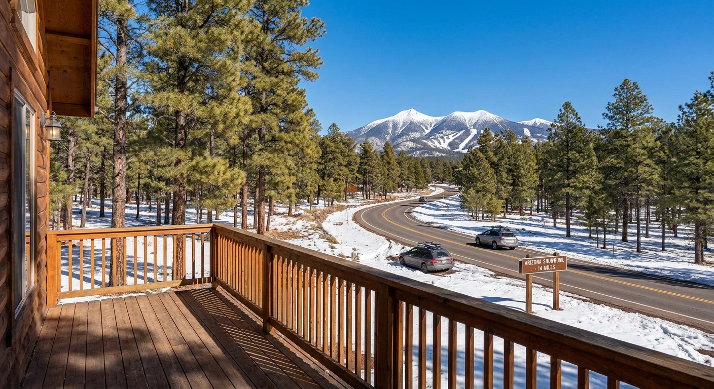 How Close Are Flagstaff Vacation Rentals to Arizona Snowbowl?
