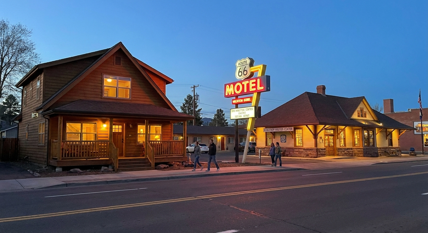 How Close Are Flagstaff Vacation Rentals to Route 66 Attractions?